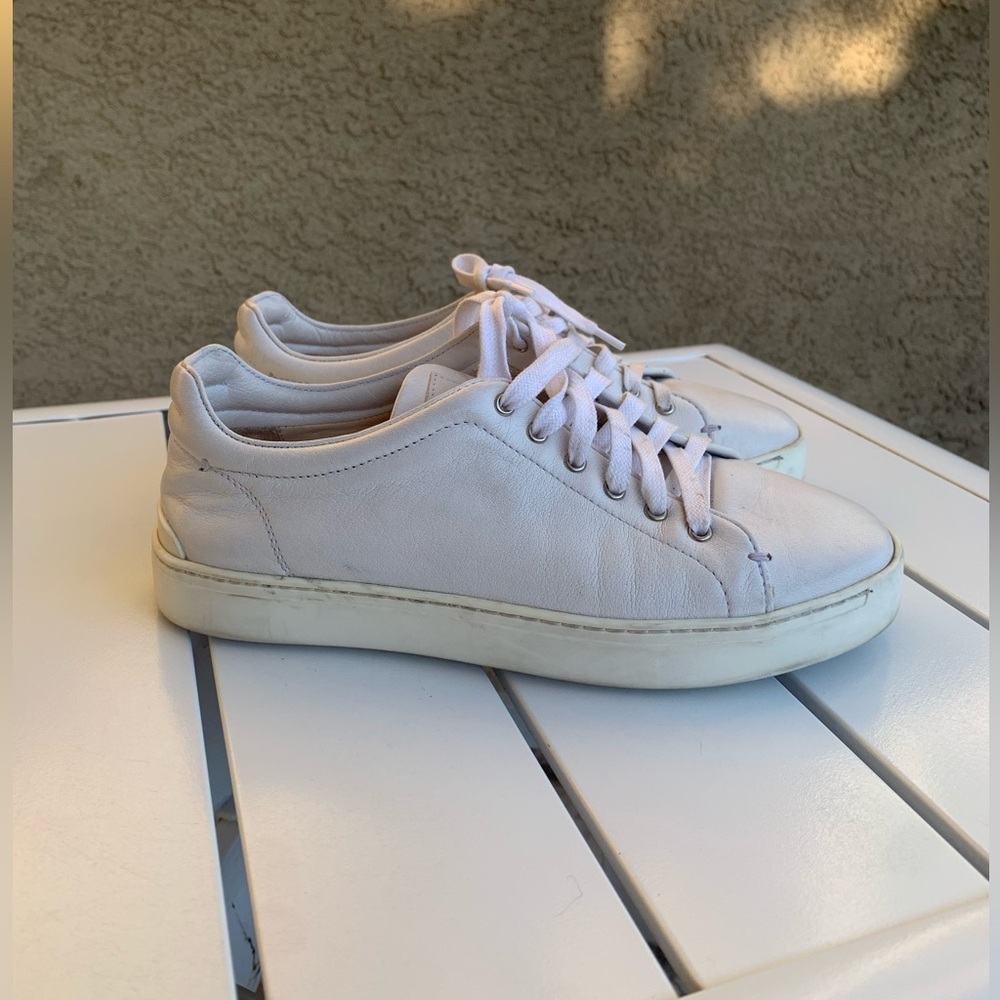 rag & bone white leather sneakers size 6.5